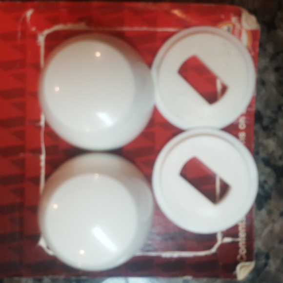 Ace part 43040 you Let bolt caps white New open box - Picture 4 of 5